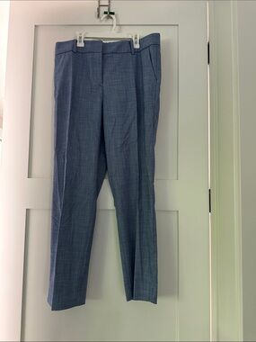 Talbots Blue Straight-Leg Women's Dress Pants